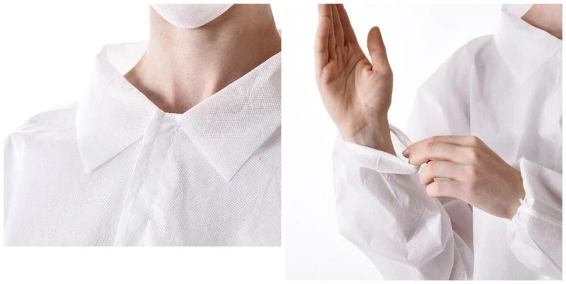 Feature Of anti-static disposable lab coat Feature Of anti-static disposable lab coat